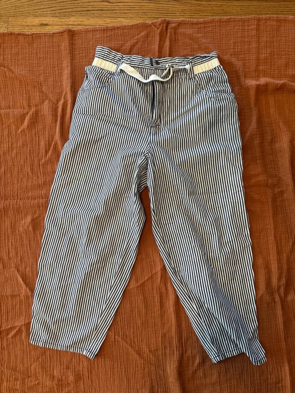 Vintage Esprit Striped Navy & White Pants